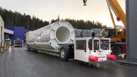 MSV tunneltransporter mit trommel